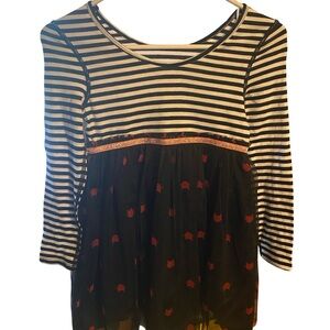 Halloween dress with pumpkin accents NWOT